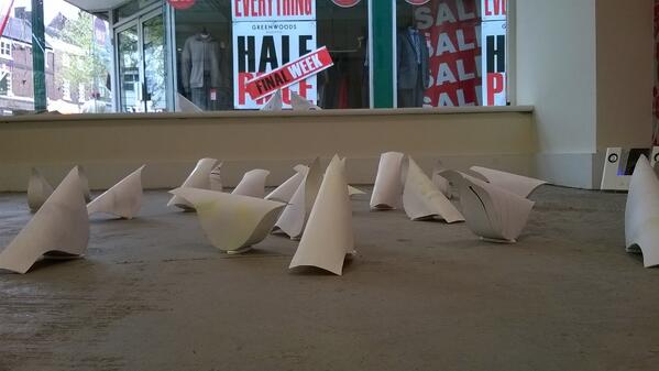 RachelBallard9's tweet photo. Can you hear the silence? # Lyme light festival  pop up gallery http://t.co/HO2fNzGE7C