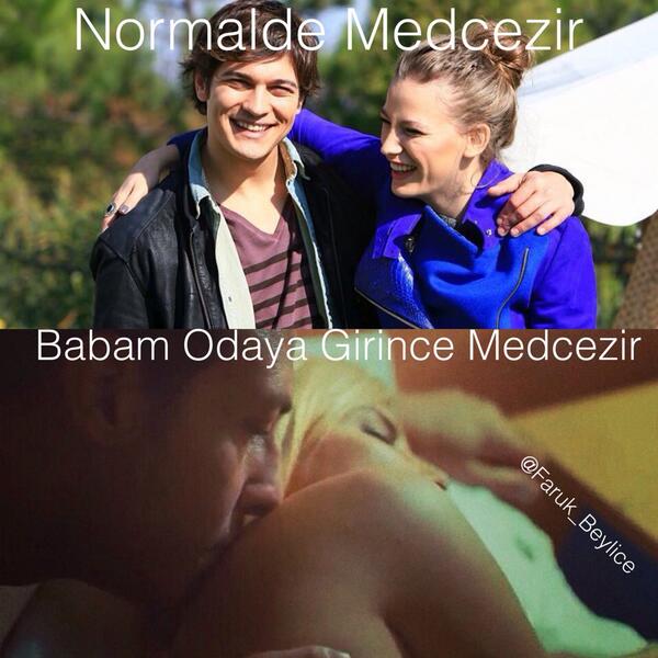 Faruk_Beylice's tweet photo. Babam odaya girince Medcezir; http://t.co/zj8uAq0vqi