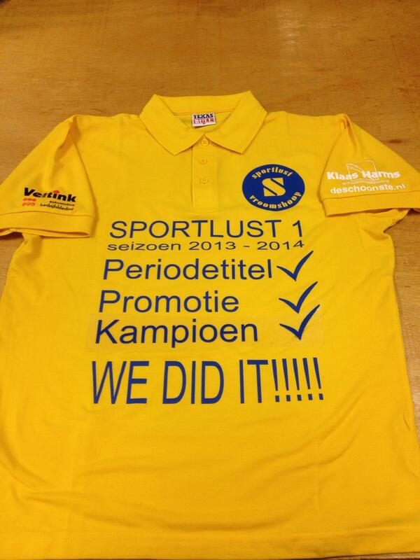 Wij feliciteren <a href="/SportlustVr/">Sportlust Vroomshoop</a> met het behaalde kampioenschap!!!