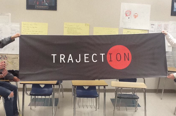 Trajectionapp's tweet image. Banner is in! Getting Ready for @innovexpo #StudentInnovationExpo #skillsinaction #trajection