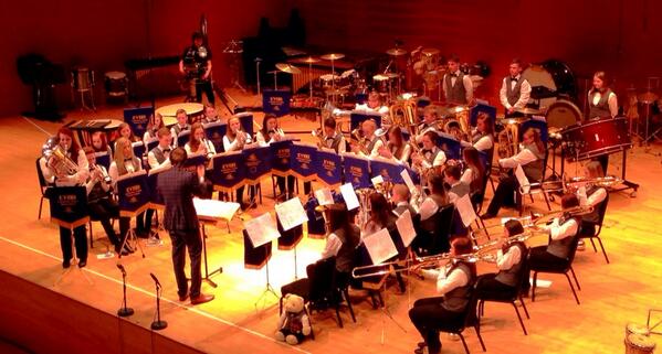 Norwegians Manger Skulemusikklag's solo euph displaying maturity of sound in John Golland's Peace #efob2014 #ebbc2014