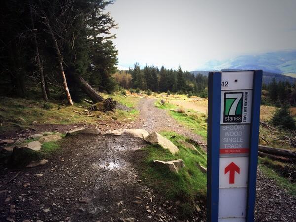 #spookywood <a href="/GlentressForest/">Glentress Forest</a> has to be one of the very best mountain bike trails in the UK - LOVE IT! <a href="/7stanes/">7stanes</a>