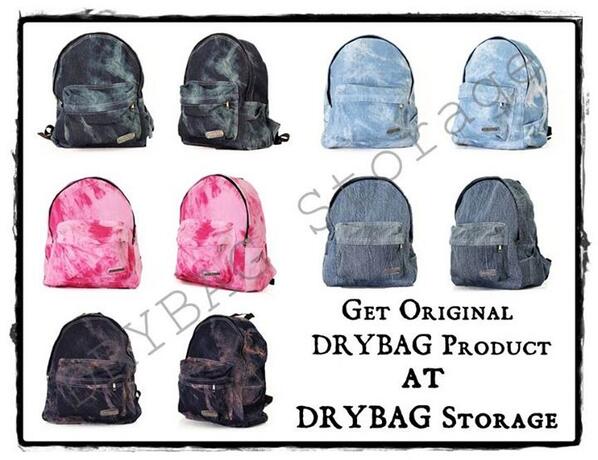 Lo beli udah keren !! Drybag V.2 Denim waterproof 99% dengan bahan Acid Denim Washed pertama di Indonesia !! Minat ??