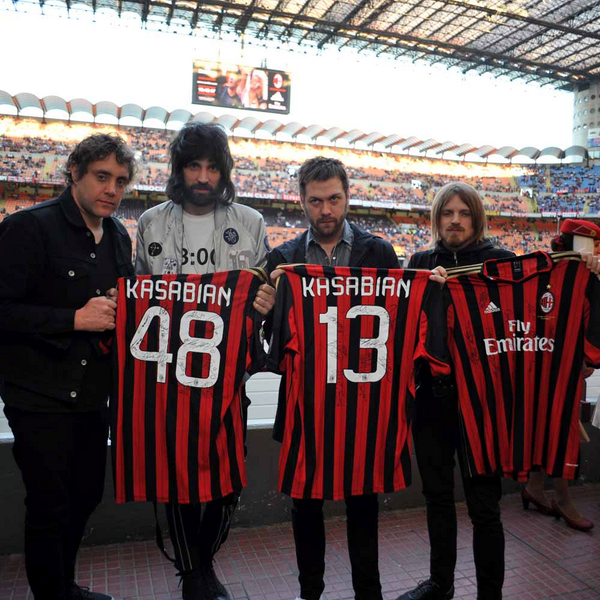 A great band is here at the San Siro to support the red&amp;blacks... the <a href="/KasabianHQ/">KasabianHQ</a>! #insideACM #MilanInter