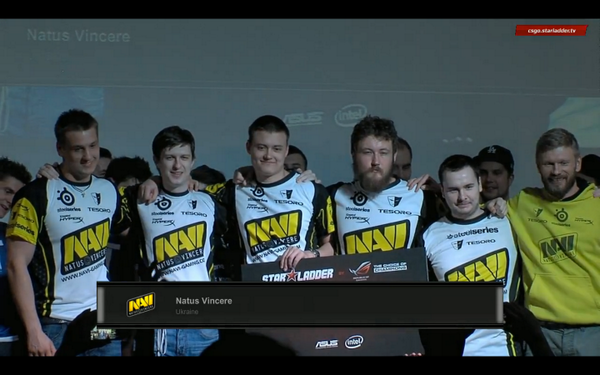 SteelSeries's tweet photo. Congrats to @natusvincere’s CS:GO team winning StarSeries IX finals on home soil in Kiev, did not lose a single map http://t.co/H6vP55DemQ