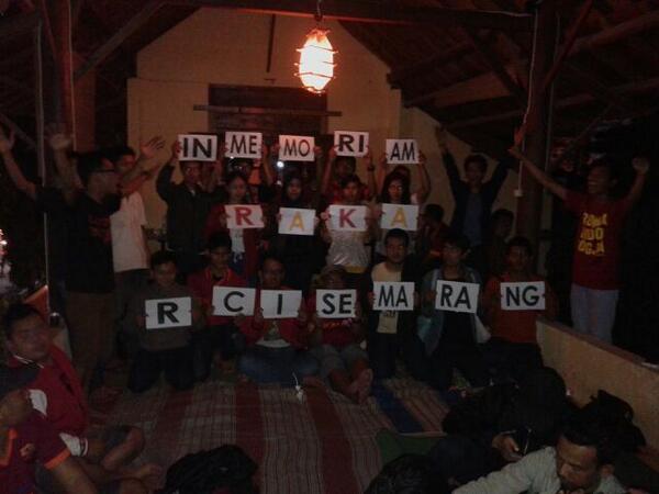 MR_ARZ's tweet photo. In Memoriam Raka @rci_semarang @romaindojogja @RomaIndonesia by : @BRIGATABRAVETTA http://t.co/FOZOLAvmWe