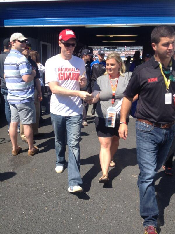TALLADEGA's tweet photo. RETWEET if @DaleJr is your man for the #Aarons499! #DegaNation http://t.co/6KV3CJhOmE