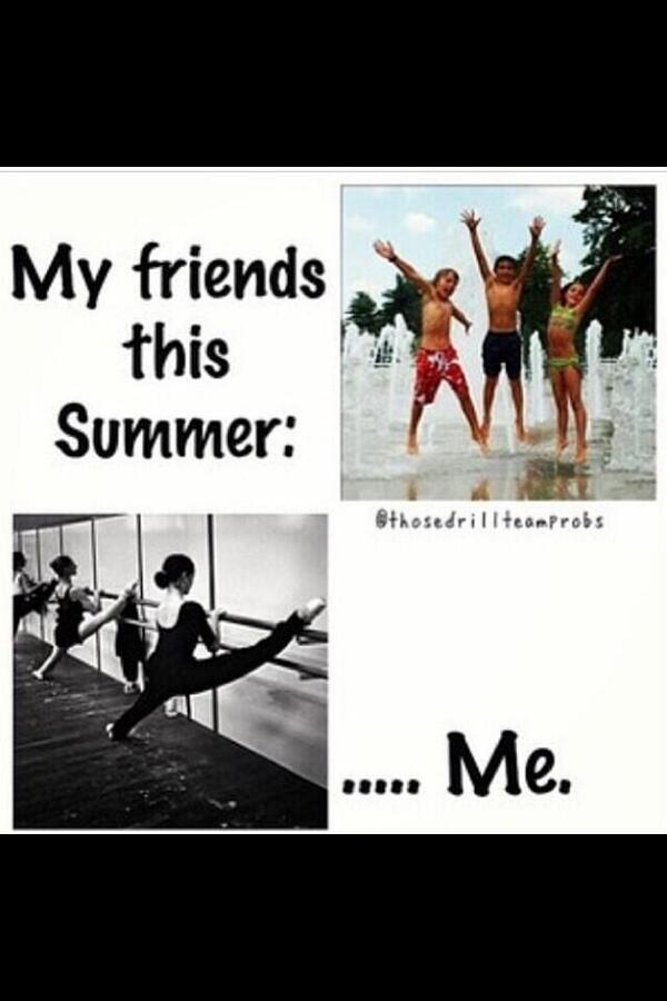 justtwodancers's tweet photo. dancers summers vs. Non dancers summers http://t.co/HNZaqlgoVm