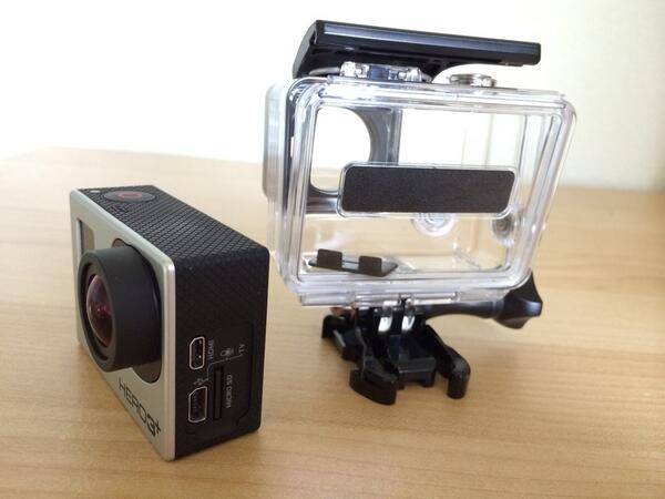 msenese's tweet photo. GoPro tip: Stash the plug cover inside the case when charging, etc. Otherwise you'll lose it instantly. http://t.co/1E6Crrc6qY