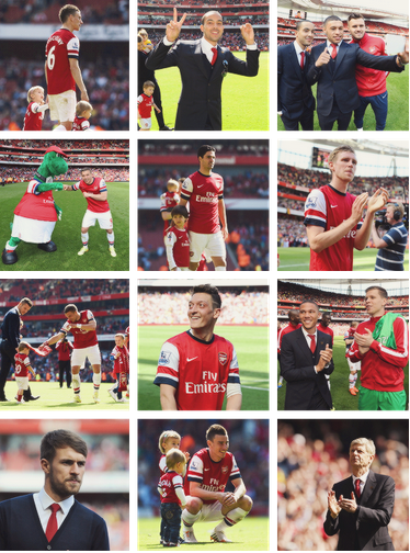 Gunner_Updates's tweet photo. #Arsenal Lap of Honour 2014 (1/2) http://t.co/b7Wo2NTzV4