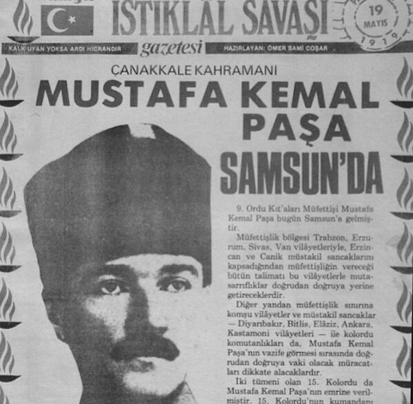 Atatürk'ü Anma, Gençlik ve Spor Bayramımız Kutlu Olsun..