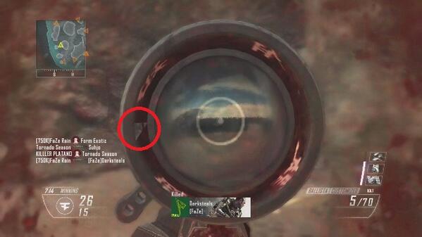 FaZe_Rain's tweet image. There's a missing piece of the Ballista whenever you scope in. You can just see right through it