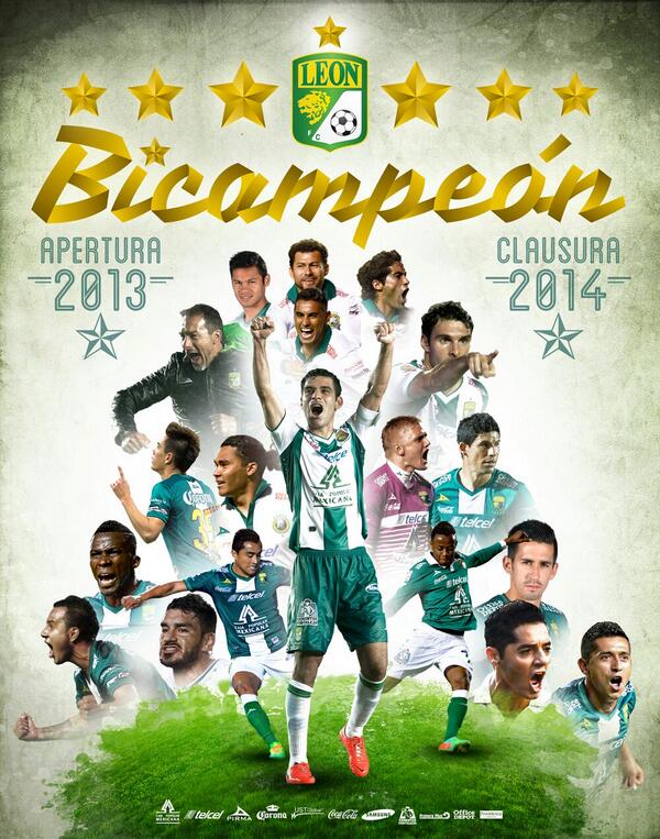 Club León 🇲🇽 on Twitter: "El póster del #Bicampeón. http://t.co/cwftdVGmtv" / Twitter