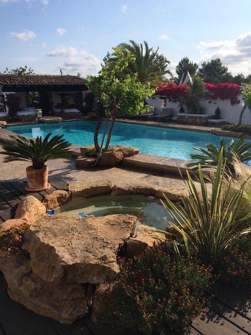 Finally! Some sun in Ibiza 😁 This gaff ain't bad http://t.co/SkURmO7fPU<a href="/tag/tiredgirl"class="tags"><span>#tiredgirl</span></a>