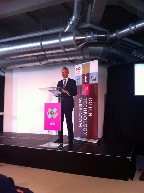 Minister Kamp opent de DTW DUTCH TECHNOLGY WEEK. technisch ondernemend Brabant zeer goed vertegenwoordigd