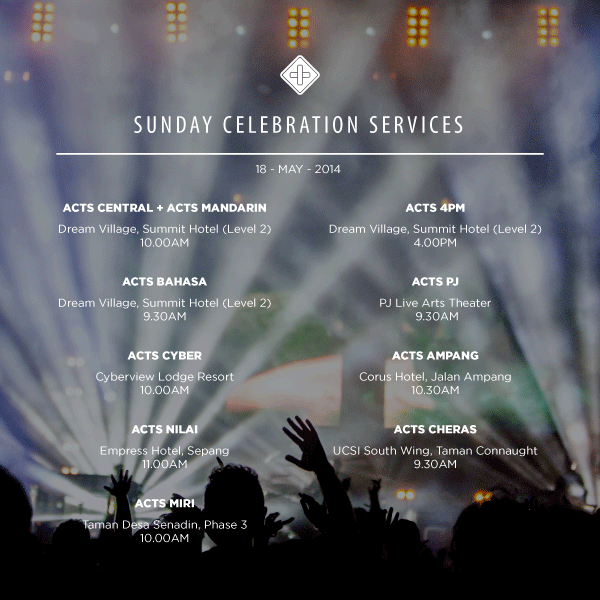 This weekend it's going to be a Supernatural time at Acts Church! Don't miss it. #Actsperience