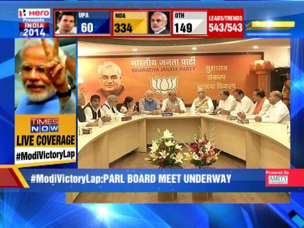 POSHN0OL's tweet image. After #ModiVictoryLap BJP Parliamentary board meet begins in New Delhi  #ModiAt7RCR