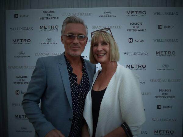 Ran into <a href="/realmartinkemp/">Martin Kemp</a> at #CanneFF2014 followed by a fab private concert by @Spandauballet GOLD!