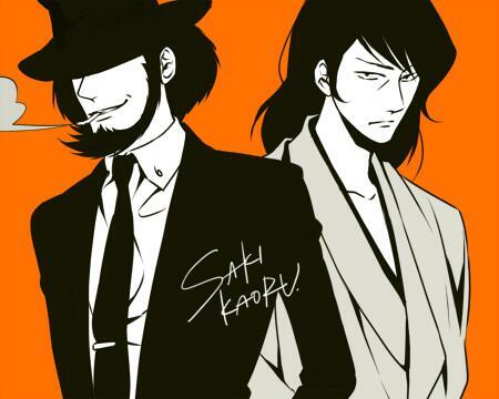 今流行りの絵師 カオル 次元と五右衛門どっちも好きだけど次元は特に描くの難しい T Co vyeezj2l Twitter