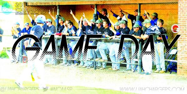 UAHChargers's tweet photo. BASE: It has arrived Charger fans, the biggest GAME DAY of the year! UAH takes on No. 1 Tampa at 11 a.m. ET. #NCAASR http://t.co/VdeqkD81eO