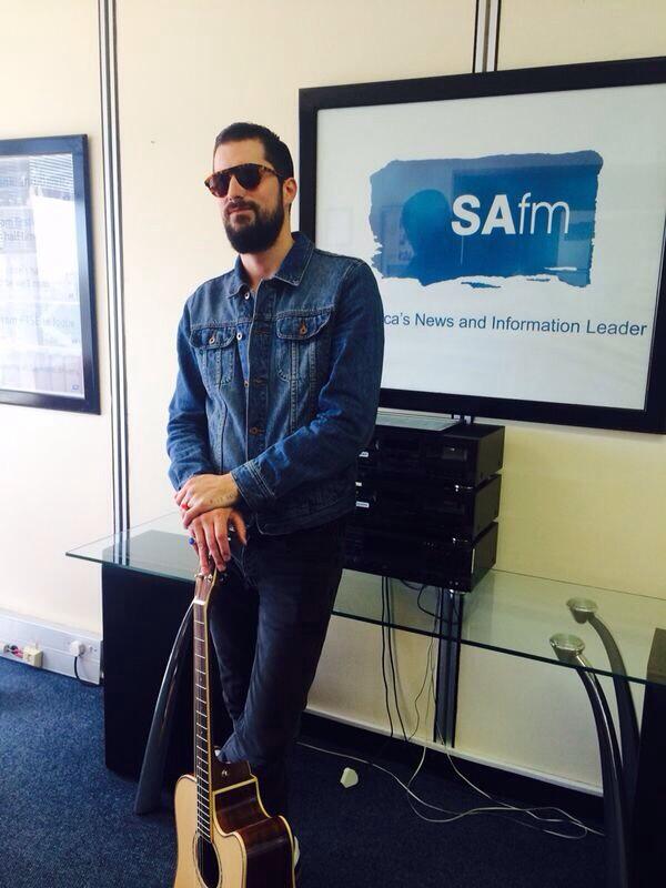 GDMRNGKLLR's tweet photo. Thanks for having me on the @SAfmlifestyle @MichConstant loved playing as @Thisissttheband with @Thisistailor http://t.co/LQeQI9m43y