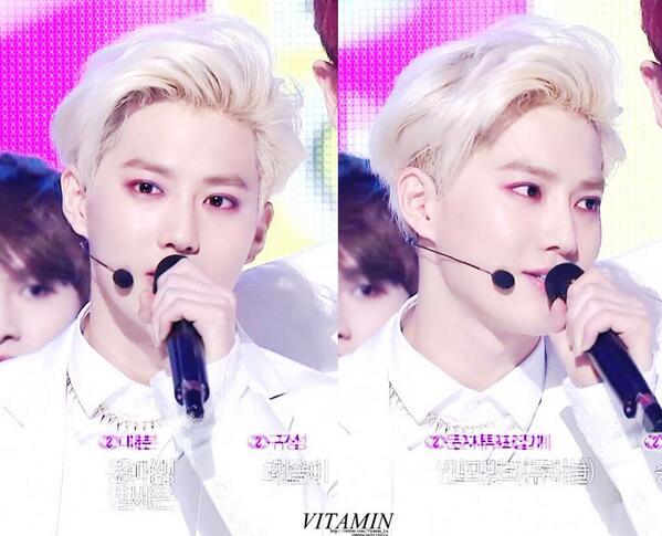 ADOREXONLY's tweet photo. [SCREENCAP] 140517 EXO-K at Music Core #Overdose3rdWin | cr vitamin_lu -HJS http://t.co/HXoAoTmKgp