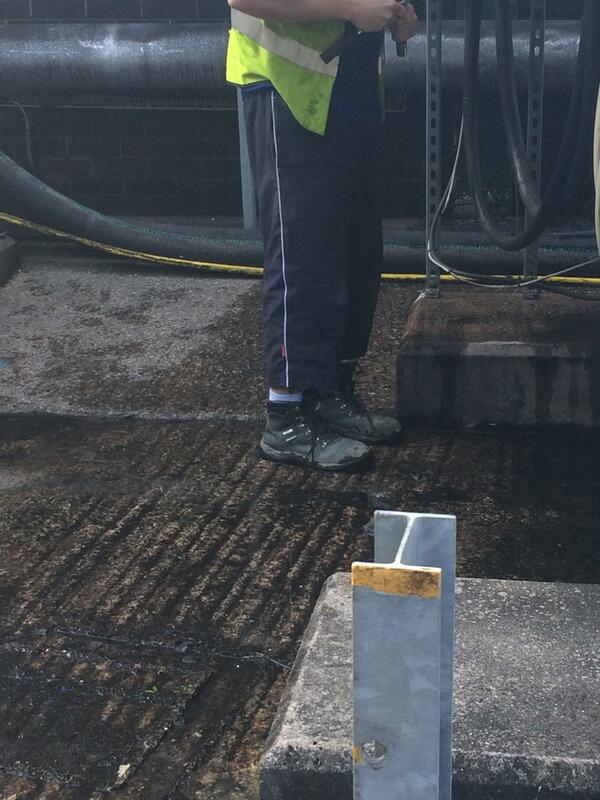 LukeBiff's tweet image. The spark has turned up to the job in his ankle swingers 😂