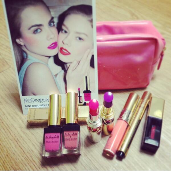 "YSL" BAby Doll kiss &amp; blush