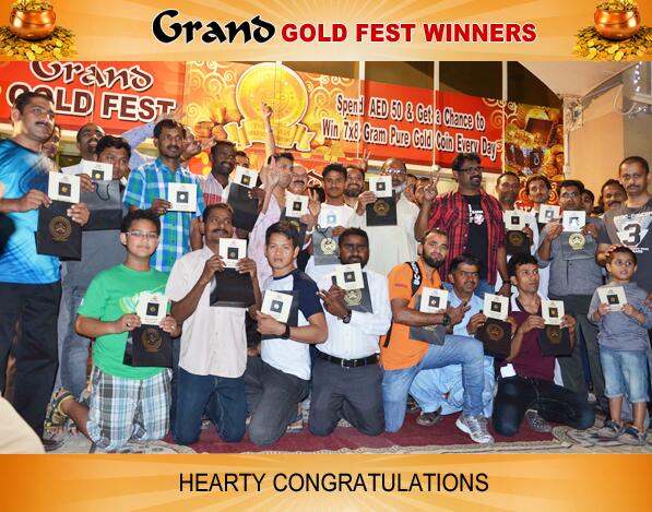 Grand Gold Fest 2nd Week Winners..