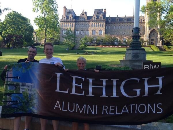 Getting ready for the morning run at #lehighaw