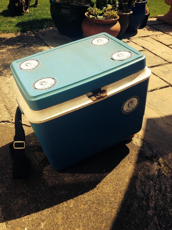 Cool box at the ready on this lovely day !! #yaxleyfestival #realmusic #peterborough #FESTIFEEL #letsgetboozey