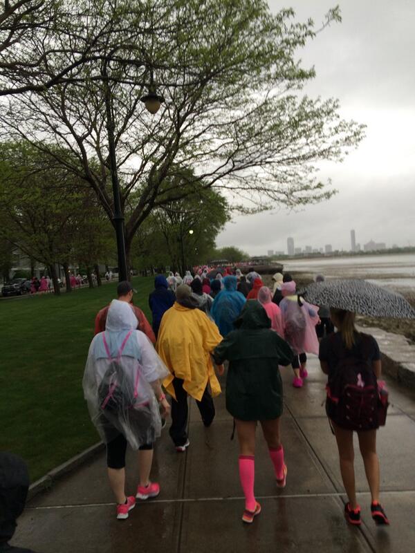Save2ndBaseBos's tweet image. First mile down!!! #avonwalkBO #s2b