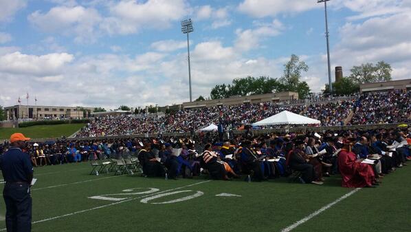 MorganStateU's tweet photo. Morgan's finest hour. #MorganGrad2K14 http://t.co/katBKhZ4Mk