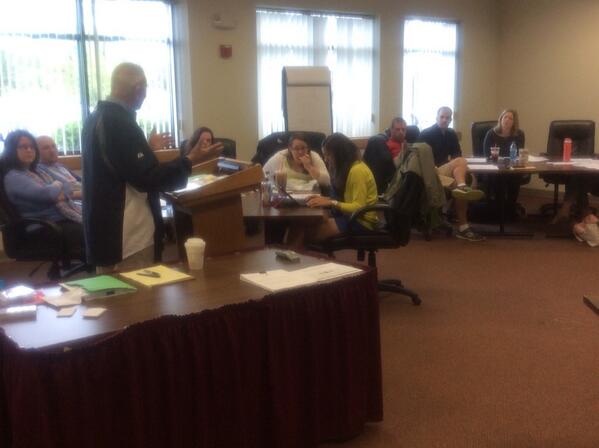 Sat.5/17....LLP cohort continues grad degree program with Dr.Al Argenziano of Endicott College......