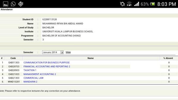 jugger585's tweet image. Today is my last class for this semester..Alhamdulillah #ThirdSemester #0%Absent #BoA