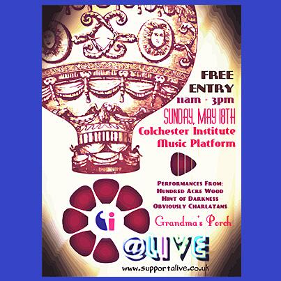 VisitFelixstowe's tweet image. #Felixstowe @supportalive Colchester Inst. Music Platform @ManningEvents tomorrow 1100-1500. supportalive.co.uk