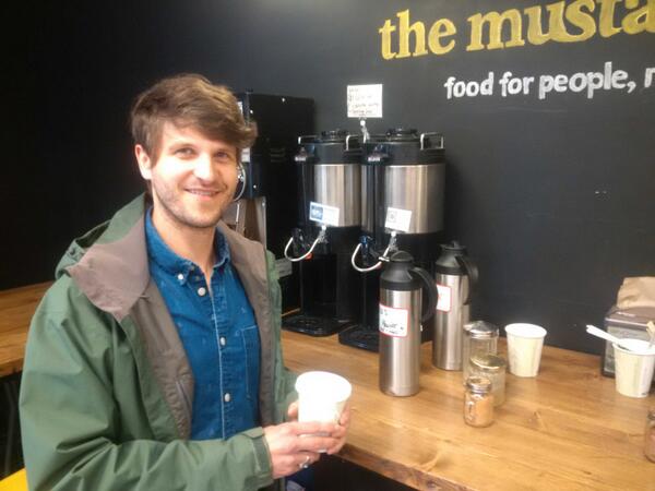 t____honey's tweet photo. "@mustardseedcoop: Everyone gets $1 member price for coffee during the Seedling Sale, on until noon. http://t.co/7u75l53Ehe" @lucluolou