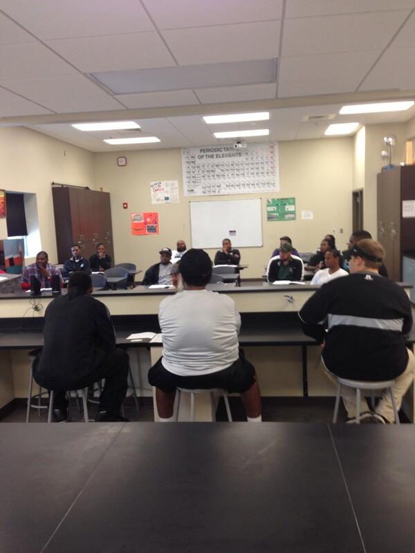 dewaynecoker's tweet photo. Over 20 local park ball coaches attending RA coaching clinic. http://t.co/6cOI7e5WtG