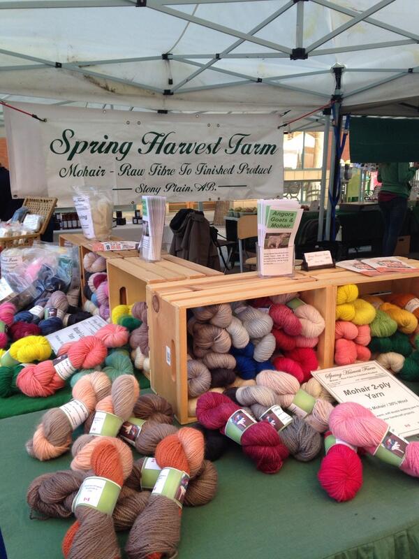 SpringHarvestGT's tweet image. All set up and ready to go!  @CityMarket104 #yegarts #yegcrafts @ABCraftAlert @ABYarnProject