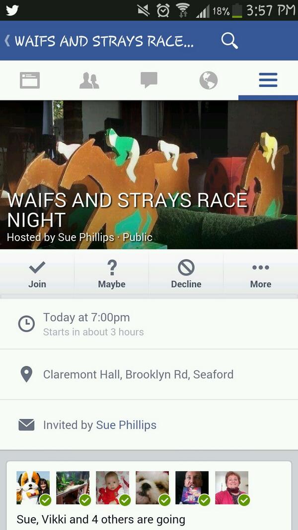 TONIGHT! #Seaford #fundraiser #rescue #tonight
