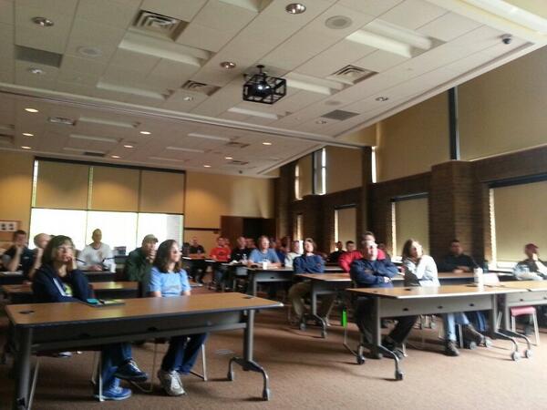 Subaru_IMBA_TCC's tweet photo. @IMBA_US Trail Building School in Indianapolis, IN this morning! http://t.co/OXOryZUiQ7