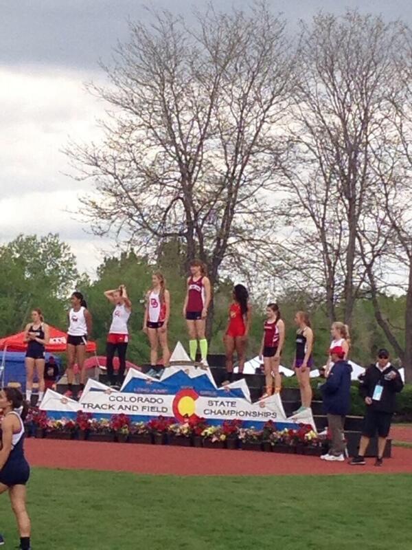 Becca Harris- STATE CHAMP long jump yesterday!
