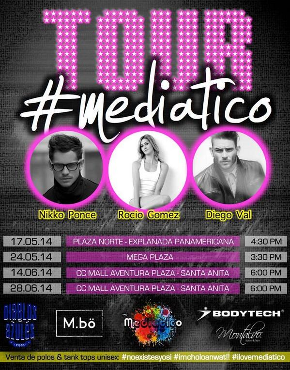 NicoPonceOf's tweet photo. La Gira Mediatica en Lima comienza HOY!!! http://t.co/TBebPIpIbh