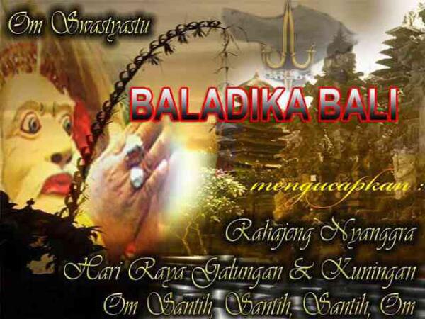 Baladika_bali mengucapkan