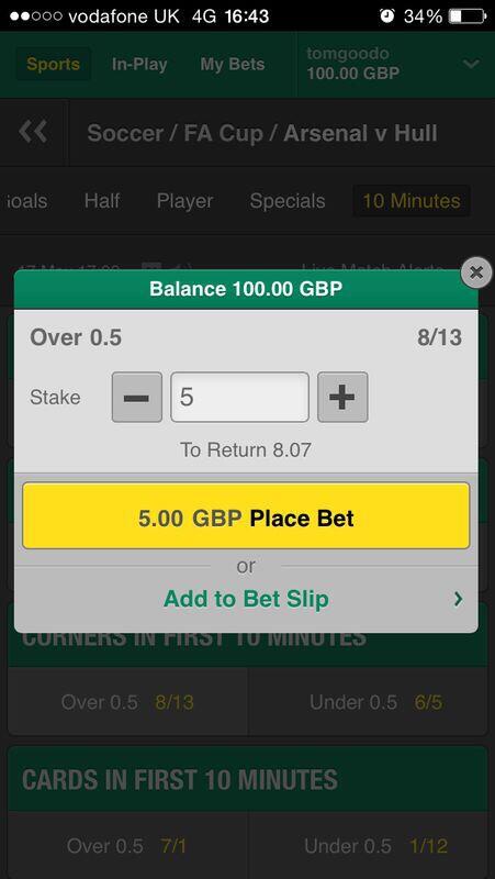 Footy5Tips's tweet image. Hi guys,
Have changed the special to a 10 minute market due to bet365.
My first bet is now live.
£5 returns £8.07