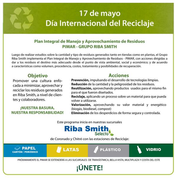 Riba Smith Panamá on Twitter: "#BuenasNoticias #Reciclaje #