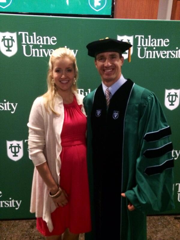 drewbrees's tweet photo. Honored to be at Tulane University Commencement. So much respect for outgoing President Scott Cowen's contributions http://t.co/hDBdxsQjgd