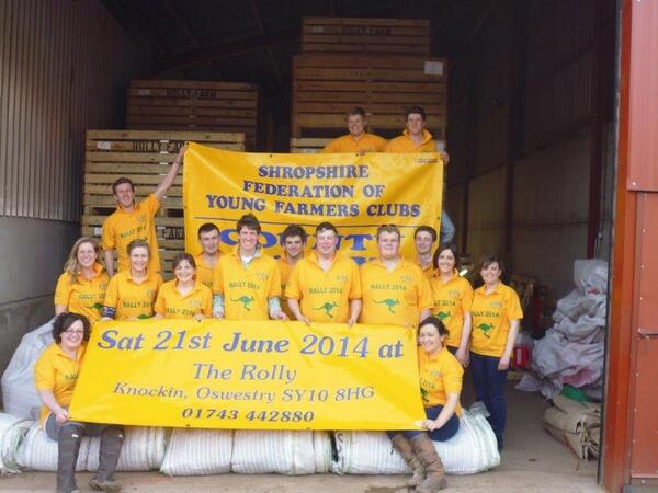 <a href="/SFYFC/">Shropshire YFC</a> Rally Day and Dance, 21st June at The Rolly, Knockin, SY10 8HG. Australian theme, not to be missed! #rally