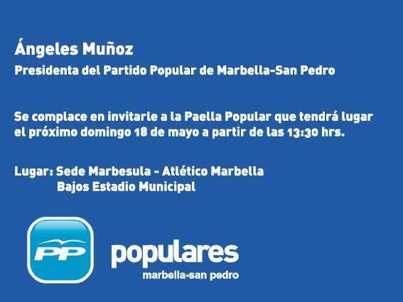PPMarbellaSP's tweet photo. A las 13:30 la caravana popular hará un alto en el Distrito8 en lo bajos del Estadio Municipal Os esperamos a tod@s! http://t.co/ogGoElv7Iy