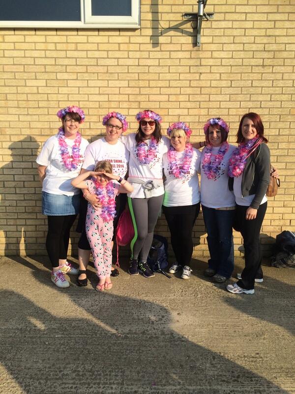 Ready for the star shine stroll 2014 for Arthur rank hospice